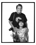 JASON GARCIA with daughter Jasmine, Santa Fe, NM, 2012