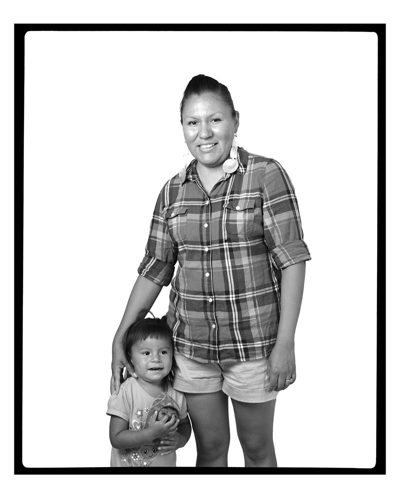 TAHNEE MARIE with daughter, Santa Fe, NM, 2012