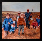 Hunting Party (24" x 24")