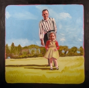 Me and Dad (24" x 24")