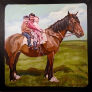 Three to Go (24" x 24")