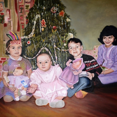 Christmas Brave |  30" x 30" oil on canvas (2013)