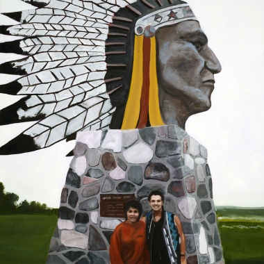 Indian Head Saskatchewan 1993 | 36" x 36" oil on canvas (2015)