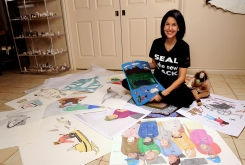 Collectors: Marnie Schrieber, with Eva Siakuluk, Nicotye Samayualie, Shuvinai Ashoona, Ningeokuluk Teevee, Kananginak Pootoogook, Itee Pootoogook, Qavavau Manumie drawings, 2013.